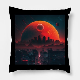 red moon Pillow