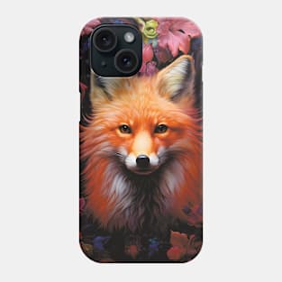 Fox in Flowers Phone Case