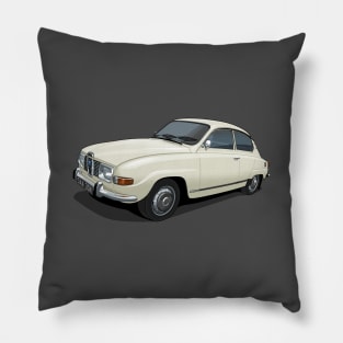 1971 Saab 96 saloon in polar white Pillow