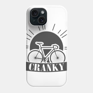 Cranky Cycling and Biking Tire Spokes Phone Case