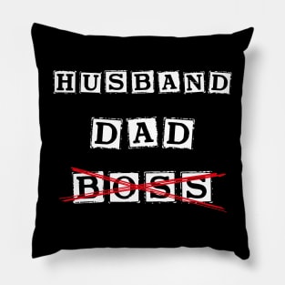 Husband dad boss Pillow