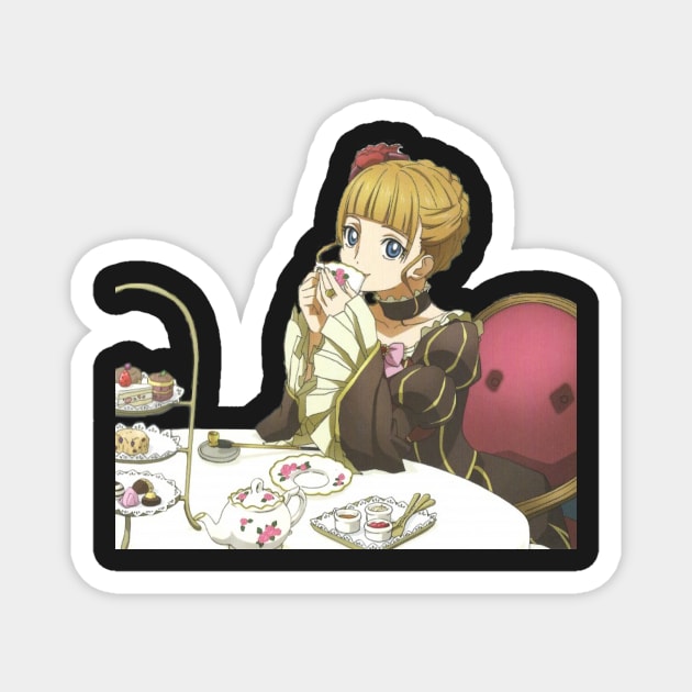 Beatrice Tea Time Magnet by KokoroPopShop