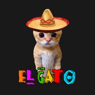 El Gato Mexican Kitten T-Shirt