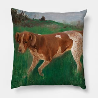 Gustaf Kolthoff Hunting by Bruno Liljefors Pillow