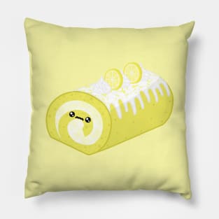 Lemon Cake Roll Pillow