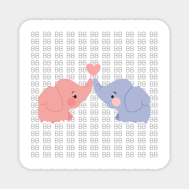 BB Elephant Magnet by UnderDesign