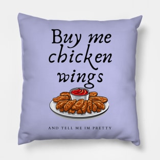 Chicken wings and compliments Pillow