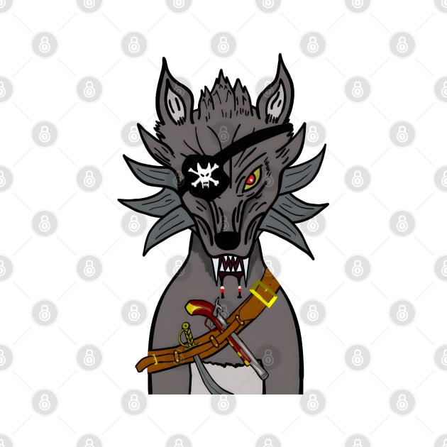 BussyWolves Pirate wolf by micho2591