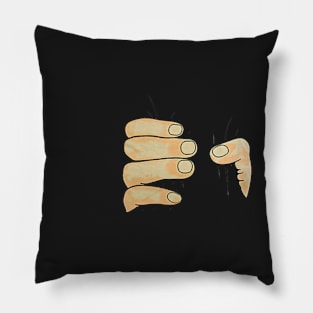 grabing hand Pillow