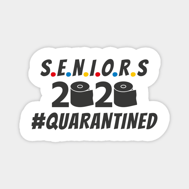 Seniors Class of 2020 Quarantined Wine Design Magnet by notami