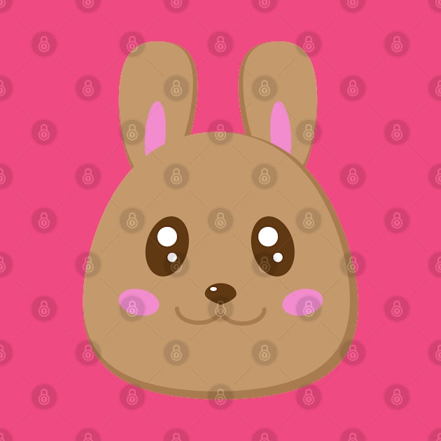 Kawaii Rabbit by Shelby Ly Designs