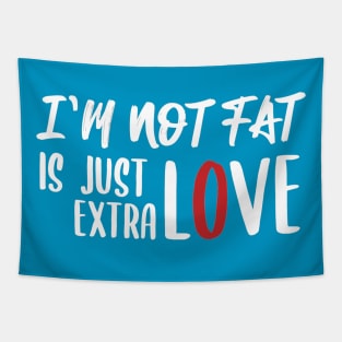 funny fat quote Tapestry