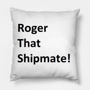 Roger that Pillow