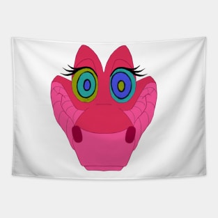 Pink Kaa Hypnotizing You Tapestry