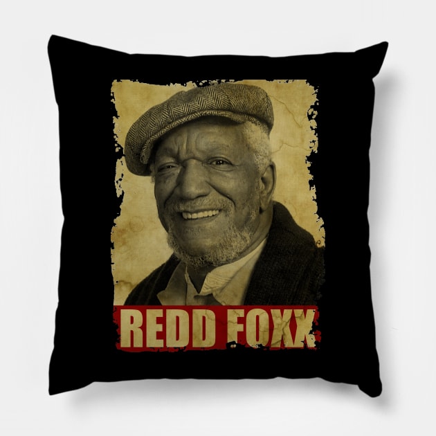 Redd Foxx - NEW RETRO STYLE Pillow by FREEDOM FIGHTER PROD