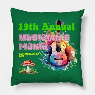 Music Picnic Pillow