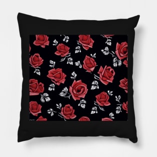 rose pattern Pillow