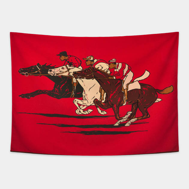 Horse Riders Tapestry by StasiaProducts