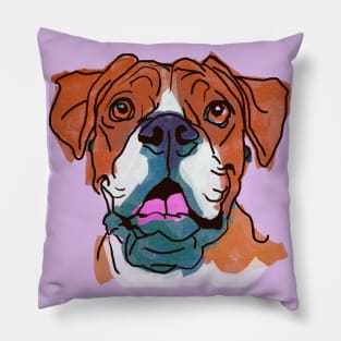 The Boxer Love of My Life Pillow