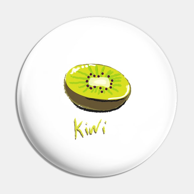 Fun kiwi Pin by Slownessi