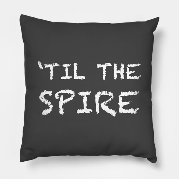 'Til The Spire Pillow by duchessofdisneyland