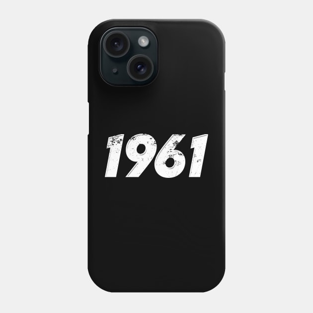 1961 - Vintage Grunge Effect Phone Case by j.adevelyn