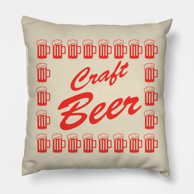 Craft Beer Pillow by BishopCras