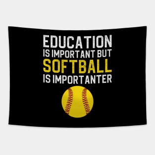 Education Is Important But Softball Is Importanter Tapestry