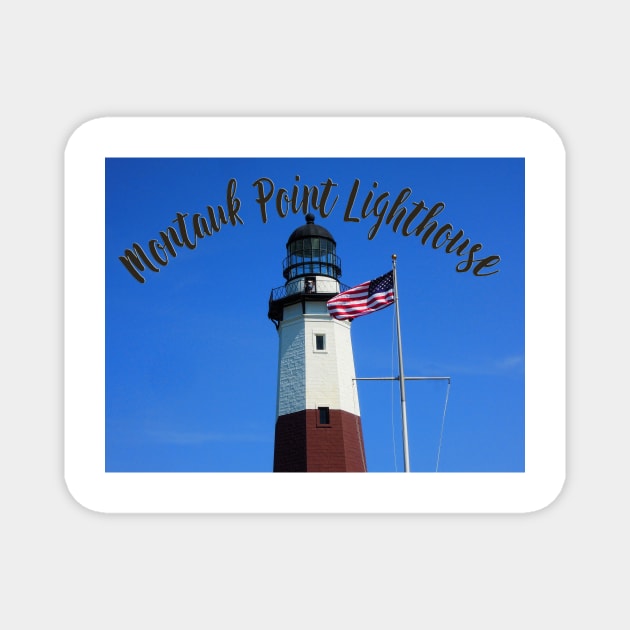 Montauk Point Lighthouse Magnet by Degroom