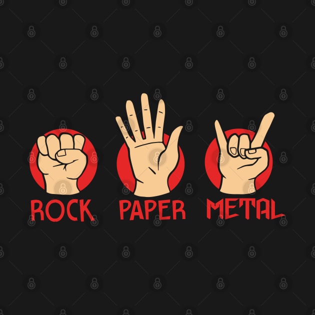 Rock paper metal by VinagreShop