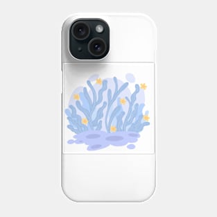 Pastel blue cactus Phone Case