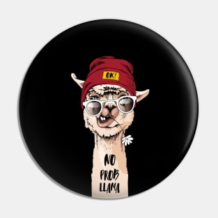 No Problem LLama Pin