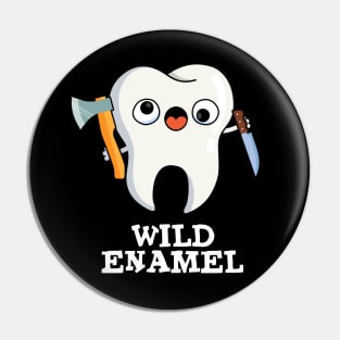 Wild Enamel Cute Wild Animal Tooth Pun Pin