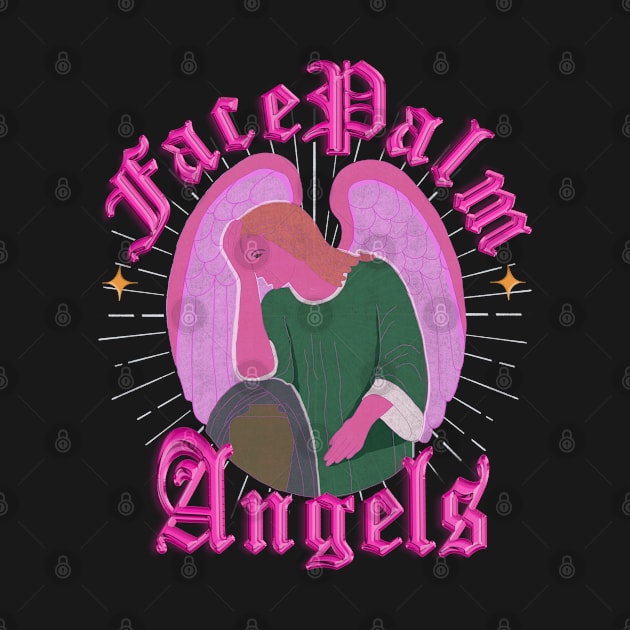 Facepalm Angels Pink by hellotomag