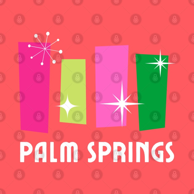 Palm Springs California Retro Vintage by MalibuSun