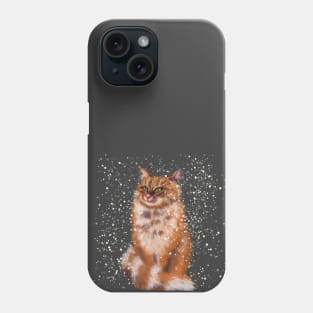 same orange cat Phone Case