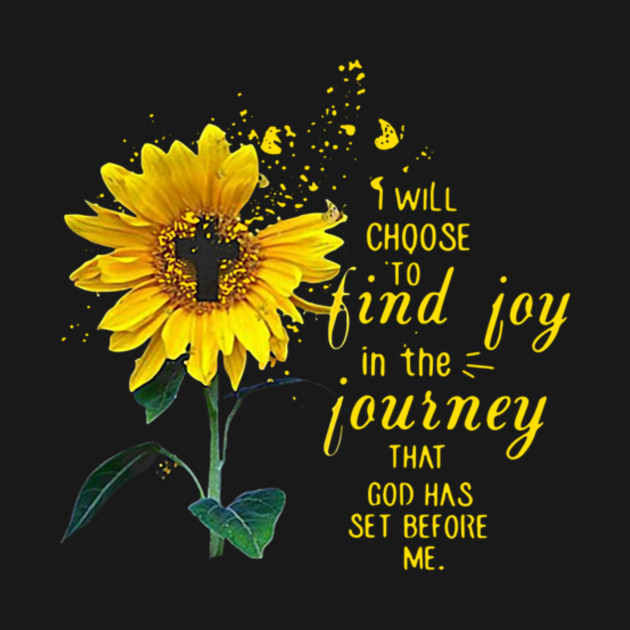 Christian Cross Sunflower God Quotes by Ohooha