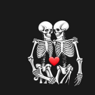 Skeleton love T-Shirt