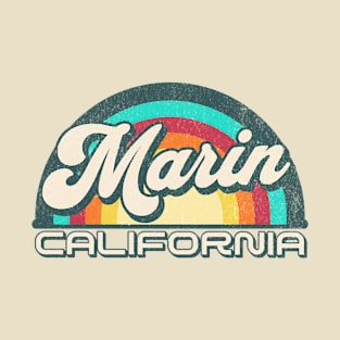 Retro Marin California T-Shirt