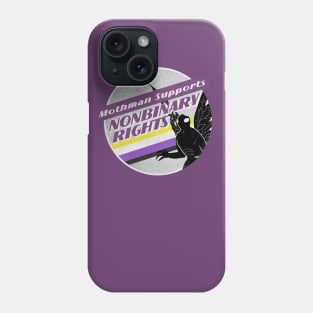 Nonbinary Pride Mothman Phone Case