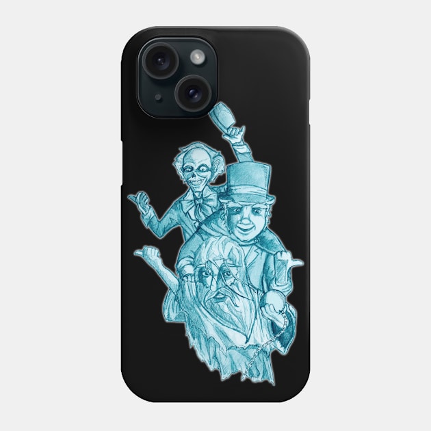 The Hitchhiking Ghosts Phone Case by VintageGrim