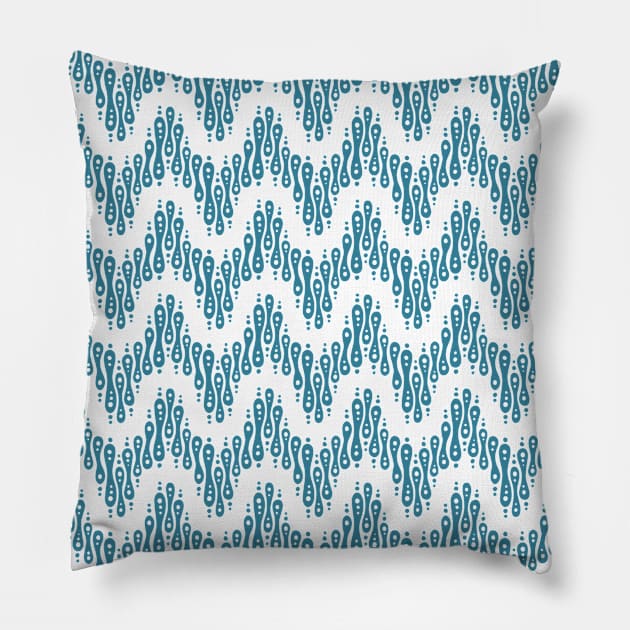 Abstract pattern Pillow by Frenzy Fox