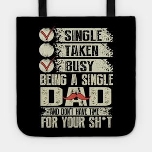 Father's day Single Dad Tote