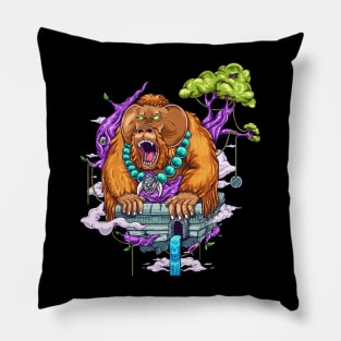 Mythical Borneo Orangutan Pillow