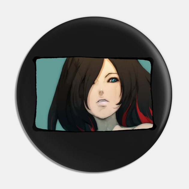 Gravity Rush - Ravan Portrait Pin by Gekidami