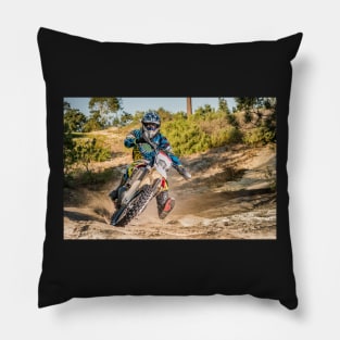 Enduro bike rider Pillow