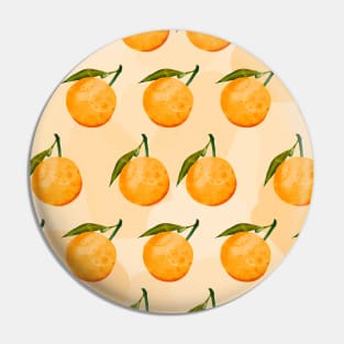 Oranges Pattern Pin