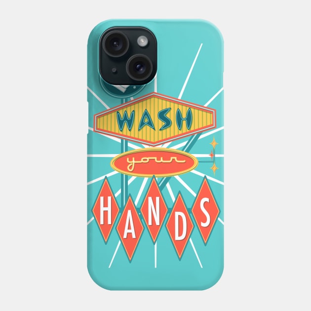Wash Your Hands Phone Case by monkeyminion