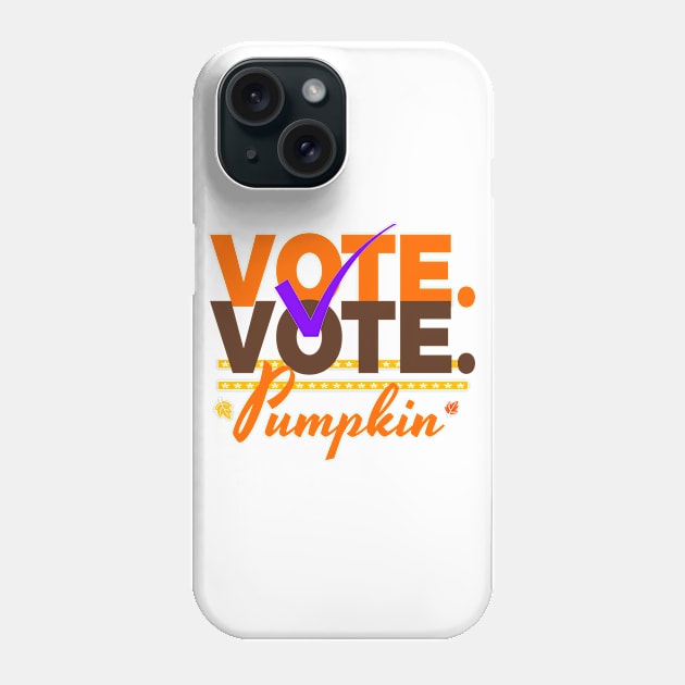 Halloween Vote Pumpkin Anti Trump Phone Case by lisalizarb