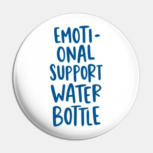 Emotional Support Water Bottle Please Do Not Pet Pin